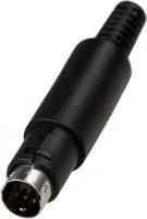 1-450, Разъем mini DIN 7 pin шт пластик на кабель
