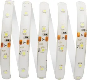 00-08 Светодиодная лента, 12В, 4,8Вт/м, smd3528, 60д/м, IP65, 280Лм/м, ширина подложки 8мм, холодный белый