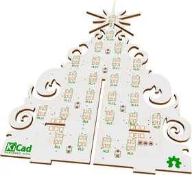 Печатная плата side2star, Печатная плата с разводкой, FR4 92,3х120,2 мм (1.5мм, 18мкм)