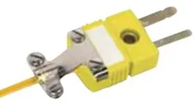 MTP-KI-M-ROHS, Thermocouple Connector, MTP Series, Three Prong, Flat Pin, Type K, Plug