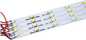 LED KIT 5000K, Набор 4 линейки 520x12мм, 64 светодиодов 5630 0,5 Вт