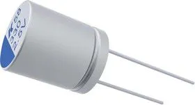 A755KS107M1EAAE025, Polymer Aluminium Electrolytic Capacitor, 100 мкФ, 25 В, Радиальные Выводы, серия A755, 0.025 Ом