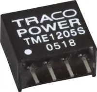 TME 1205S, DC/DC преобразователь, 1Вт, вход 10.8-13.2В, выход 5В/200мА