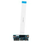 (455NXK88L01) плата расширения LS-8222P QCL70 для ноутбука Asus K75V, R700V (плата расширения портов с шлейфом NBX00012M00 WX1)