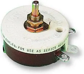 RJS6R0, Реостат, с проволочной обмоткой, 6 Ом, 50 Вт, Серия RJS, Панель, Отверстие для Отвертки