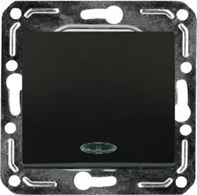 V01-14-V12-M (Выключатель 1-кл. с инд. (Nero), м-зм, Magenta )