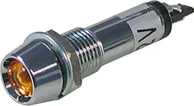 L-701Y, Светодиод с держателем желтый 12V