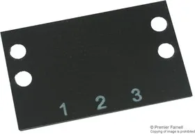 MS-3-140, TERMINAL BLOCK MARKER, 1 TO 3, 9.53MM