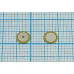 Ультразвуковой диск диаметром 5мм и толщиной 0.3мм; пэу 5 x 0,3диск410кГц\PZT PZT_d5x_0,3TVOISE