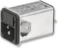 4301.6012, IEC фильтр, 68000 пФ, 250 В AC, IEC, Сетевой, 2 А, Быстрое Соединение, 4 мГн