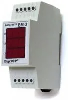 Вм-3 ( синий), Вольтметр действующего значения переменного тока, DIN трехфазный