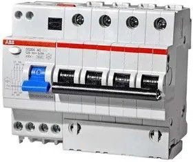 Выключатель авт. диф. тока 4п 6мод. C 25А 30мА тип AC 6кА DS204 ABB 2CSR254001R1254