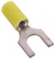 321035, TERMINAL, SPADE/FORK, #4, CRIMP, YELLOW