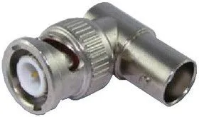 HYR-0135 (GB-135) (BNC-7048), Переходник, BNC штекер - BNC гнездо, угловой