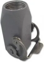 MKAXVG20, Корпус разъема, Hood, Многополюсными вставками разъемов ILME серии MK, 90, Корпус из Металла