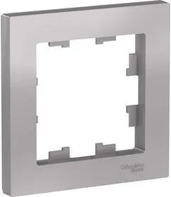 Рамка 1-м ATLAS DESIGN алюм. SchE ATN000301