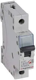 Выключатель автоматический модульный 1п B 10А 6кА TX3 Leg 403970