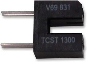 TCST1300, Пропускающий фотопрерыватель, Фототранзистор, Сквозное Отверстие, 3.1 мм, 0.25 мм, 60 мА, 6 В