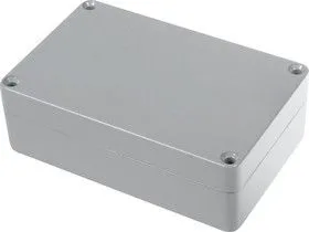 G107P, Корпус для РЭА 125x80x40мм окрашенный, металл, герметичный, серый
