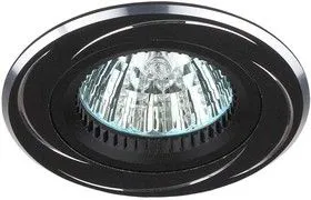 Светильник KL34 AL/BK алюм. MR16 12В 50Вт черн./хром ЭРА C0043823