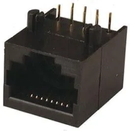 TJ10P10C (DS1135), Розетка 10P10C (RJ50) на плату угловая (OBSOLETE)