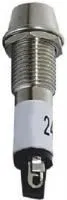 XD8-1-G-03VDC, Светодиод с держателем зеленый 8мм 3VDC