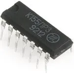 К155ЛР3 (90-97г), Логический элемент "2-2-2-3И-4ИЛИ-НЕ" расширяемый по"ИЛИ" (SN7453N)