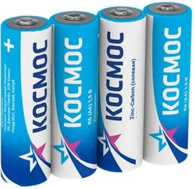 Элемент питания солевой S R6S (уп.4шт) Космос KOCR6