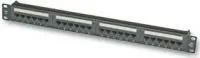 FF24IC, Патч панель, RJ45, 24 порт(-ов), Cat5e, 1U