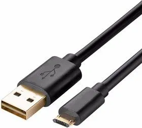 PL1393, Кабель USB2.0 A вилка - Micro USB, двухсторонний, 1м