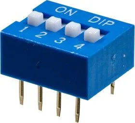 L-KLS7-DS-04-B-00, DIP переключатель 4 поз.(аналог SWD 1-4 ВДМ 1-4)