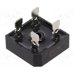 BR2505, Диодный мост: однофазный, Urmax: 50В, If: 25А, Ifsm: 400А, BR-25, THT