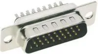 09565005604, Разъем D Sub, HD78, High Density, Штекер, 78 контакт(-ов), DD, Solder Cup