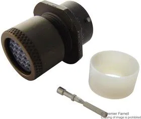 KPSE01E14-19S, Круглый разъем, KPSE Series, Гнездо на Кабель, 19 контакт(-ов), Обжимное Гнездо, Байонетный, 14-19