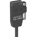 ESL-X15NO фотоэлектрический датчик конвергентный в тонком корпусе, NPN, на свет, Sn=15 мм,12…24V DC, IP67, кабель 2 м