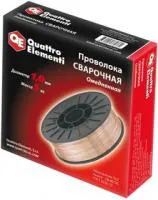 Проволока сварочная QE 770-360 Ф1мм 5кг, омедненная, катушка Ф200мм