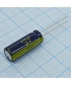 EEUFC1E471L, Radial, 25V 470uF /8*20/105 C