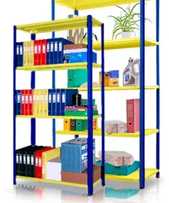 Стеллаж на зацепах металлический разборный, 30/70/6/207