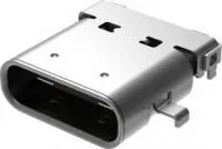 USB4050-30-A, Разъем USB, USB Типа C, USB 3.1, Гнездо, 24 вывод(-ов)
