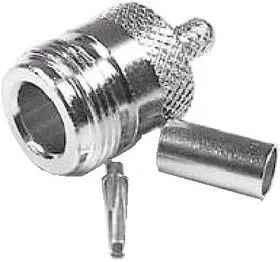 HYR-0306E (GN-306E) (N-7309E) (N-C213P), Разъем N, гнездо, RG-213, обжим (Crimp)