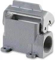 09 20 010 0252, Корпус разъема, Корпус, Стандартными разъемами Han, 10A, 90, Корпус из Металла