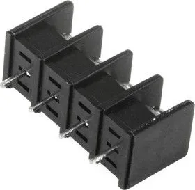 X977B04 (DG25C-B-04P), Клеммник 4-контактный шаг 7.62мм