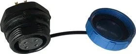 OL1712/S4, Разъем герметичный 4pin розетка на блок