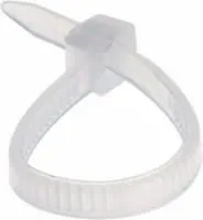 07-0100-4, Хомут-стяжка кабельная нейлоновая 100 x3,6 мм, белая, упаковка 100 шт.