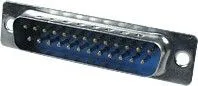 DB-25M (DS1033-25M), Вилка 25 pin на кабель (пайка)