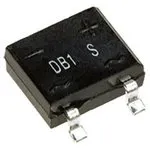 DB102S, стеклянный пассивированный выпрямительный диодный мост, 100В, 1A (DBS)