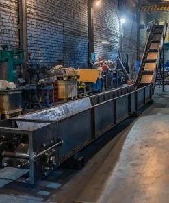 Транспортер скребковый L-образный, 13,5 м