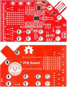 PCB Ruler IIa, Мини лаборатория размером с кредитную карту на основе МК STM32F042F6P6. MyOpenLab