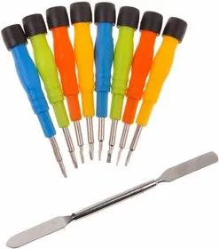 12-4765, Набор для точечных работ 9 предметов в пластиковом боксе