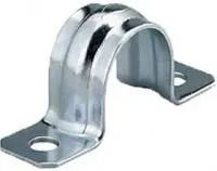 28-1021-1, Скоба СМД 25-26 , двухлапковая для металлорукава, 20/22 мм, 100 шт./уп.